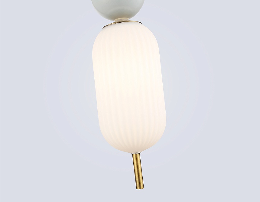 LH53108 BS/GR/FR латунь/серый/белый матовый G9 max 28W 100*200*570