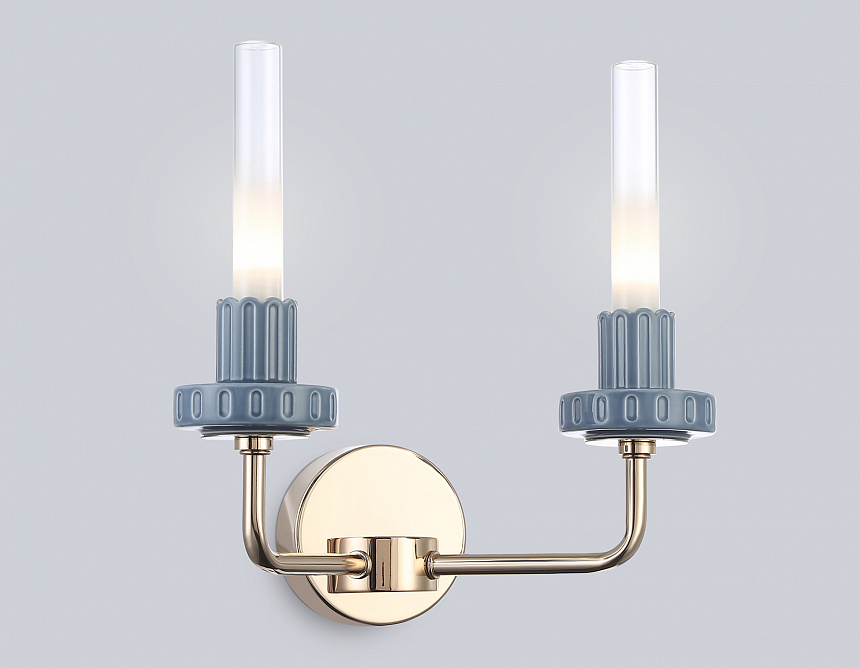 LH53130/2 GD/WH/GB золото/белый/серо-синий 4W 3000K 290*180*290 LH53130/2 GD/WH/GB золото/белый/серо-синий 4W 3000K 290*180*290