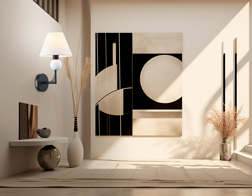 LH75156 BK/FR черный/белый матовый E14 max 40W 240*170*300