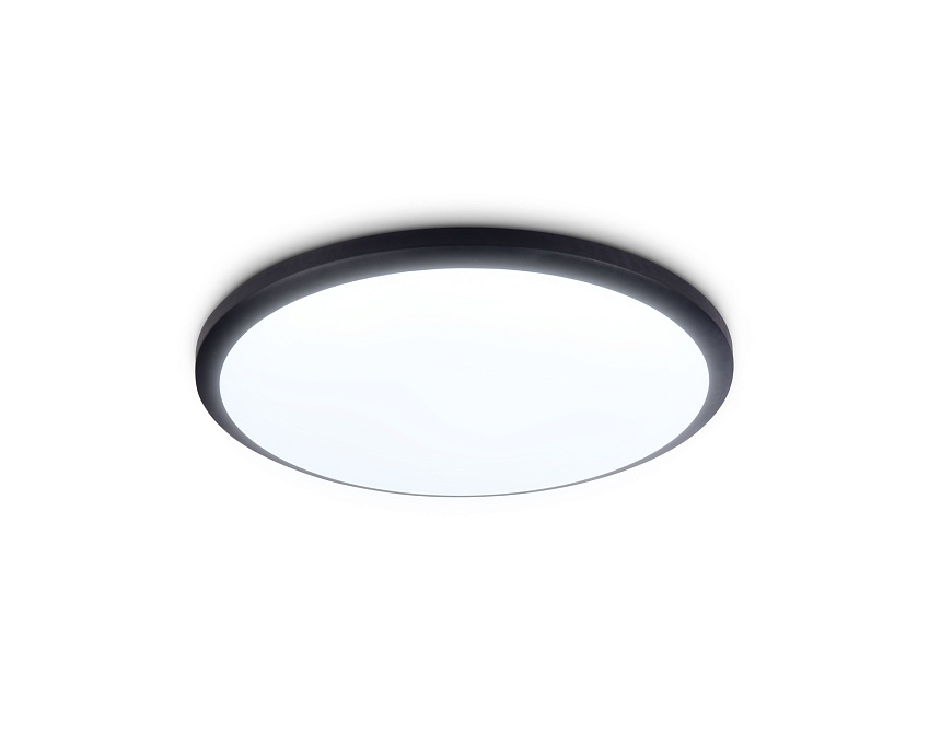 FZ1233 BK черный IP44 22W 6400К D260*55 (Без ПДУ) FZ1233 BK черный IP44 22W 6400К D260*55 (Без ПДУ)
