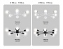 TR80402/6 BK черный E27/6 max 60W D780*150