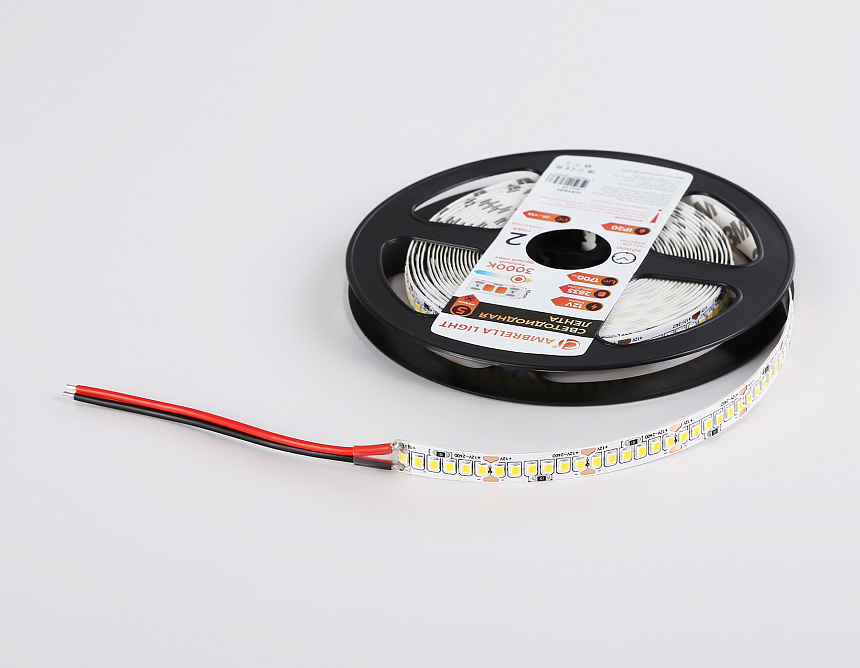 GS1401 2835 240Led/ 17W m/ 12V IP20 3000K/ 5000*10*1.2mm (2 конт.) GS1401 2835 240Led/ 17W m/ 12V IP20 3000K/ 5000*10*1.2mm (2 конт.)