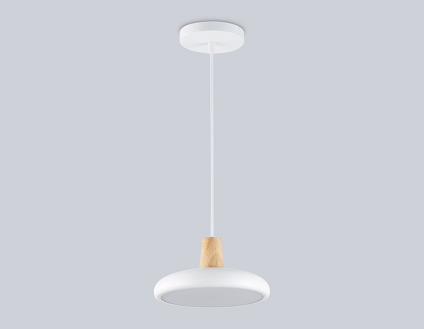 FL4838 WH/WD белый/дерево 24W 3000-6000K D200*800 (без ПДУ)