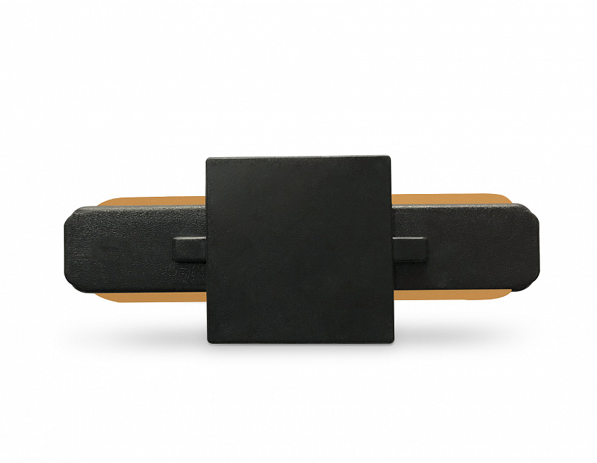 GL7066 BK черный коннектор прямой однофазный для соединения трековых шинопроводов