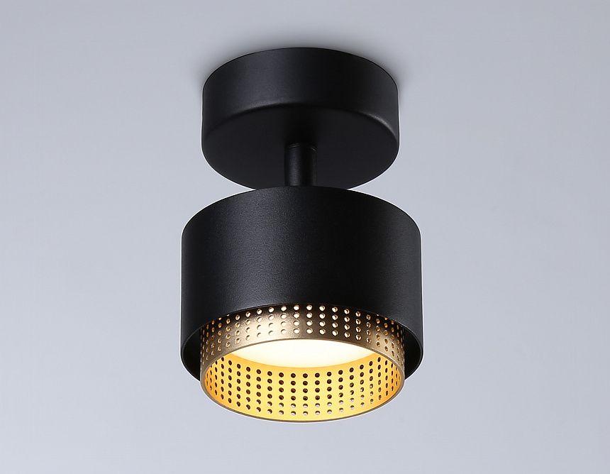 TN71282  BK/GD черный/золото GX53 max 12W D95*137