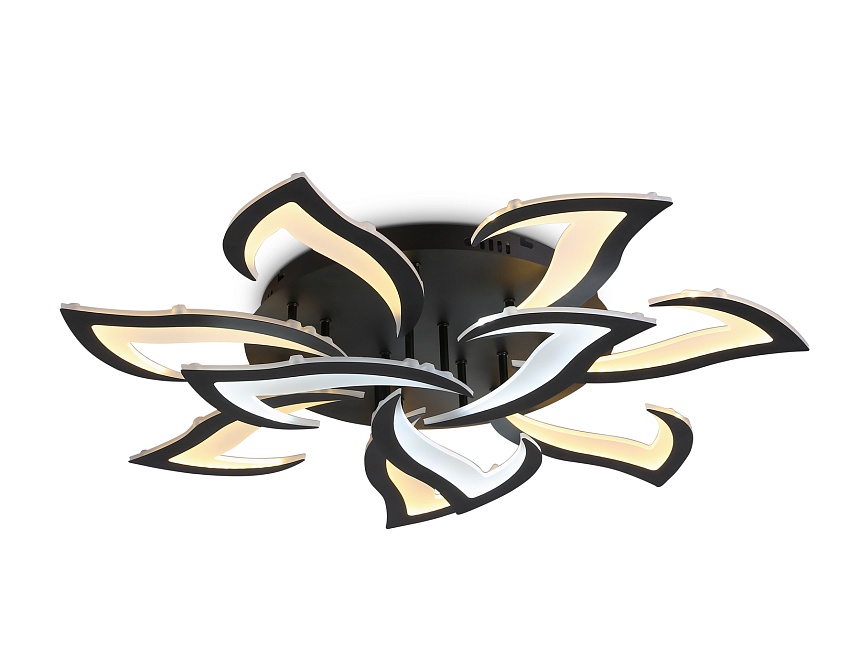 FA4474/7+3 BK черный 112W 3000+6400K/4200K/6400+3000K D850*120 (ПДУ ИК)