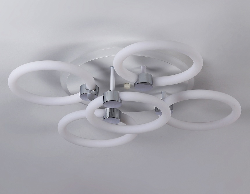 FA3841/4+1 WH белый 70W 3000K-6400K+RGB D538*115 (ПДУ РАДИО 2.4G)