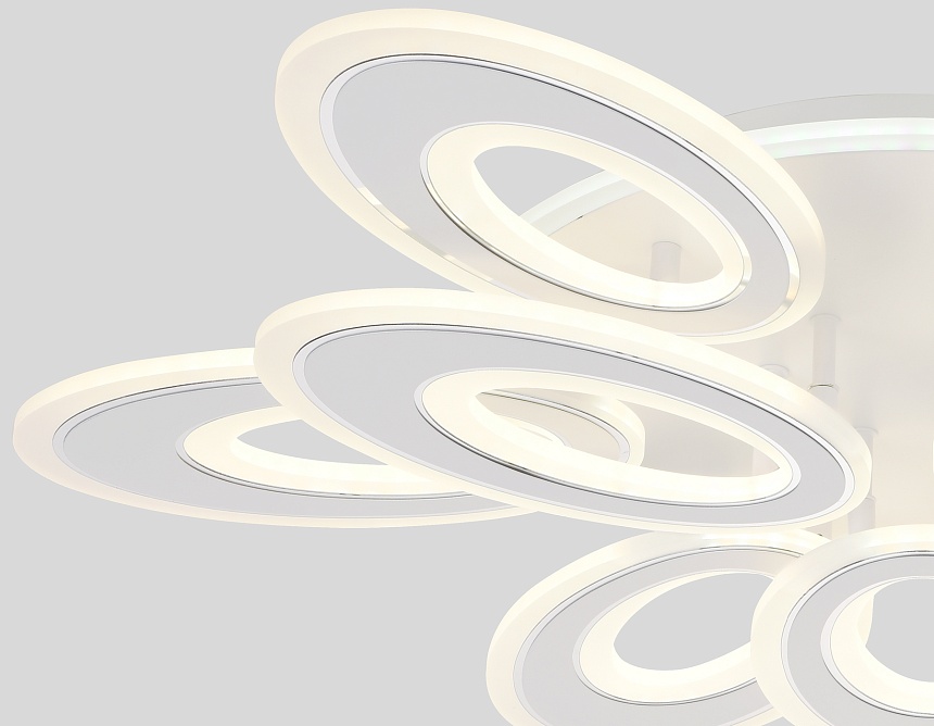 FA8933/6+3 WH/CH белый/хром 255W 3000K-6400K 740*660*120 (ПДУ РАДИО 2.4G)