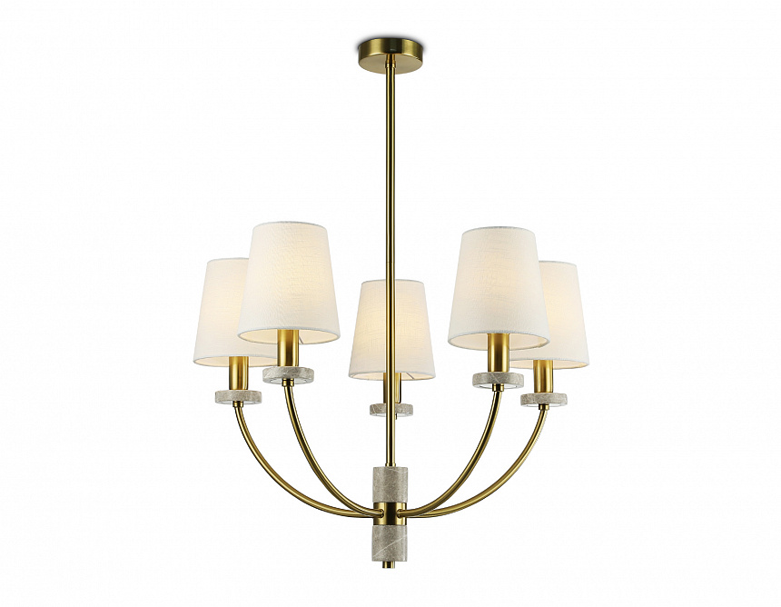 LH75351/5 SB/WH бронза/белый E14*5 max 40W D630*780