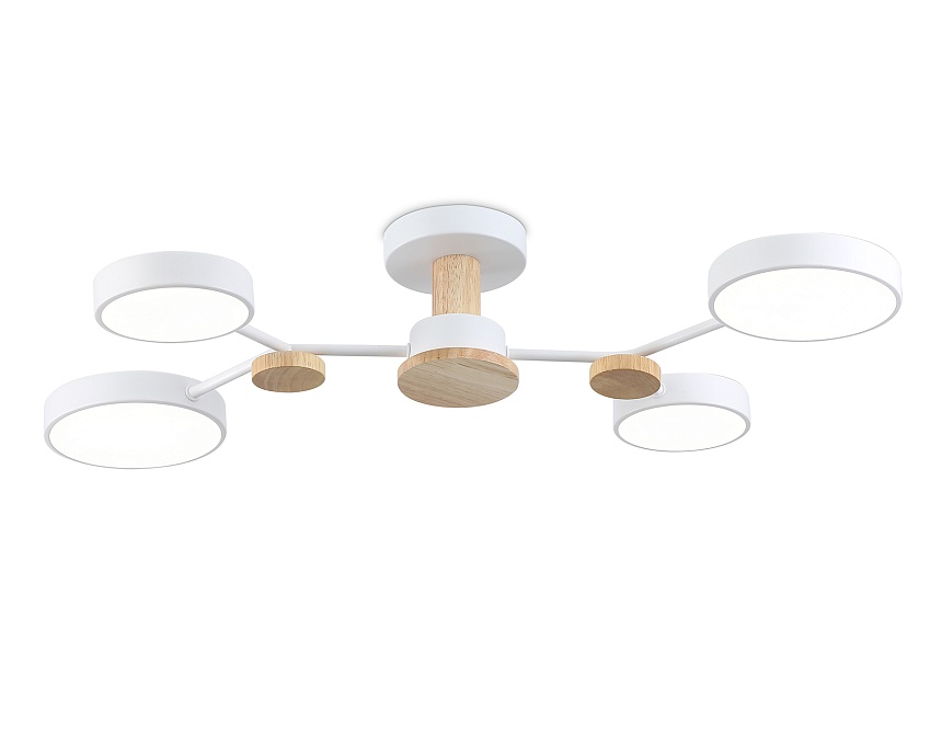 FL4858/4 WH/WD белый/дерево 60W 3000-6000K 700*400*120 (без ПДУ)