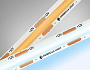 GS2603 COB 320Led/ 10W m/ 12V IP20 6500K/ 5000*8*1.54mm (2 конт.)