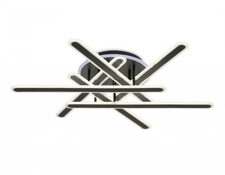 FA8908 BK/CH черный/хром 125W 3000-6400K+RGB 800*770*160 (ПДУ ИК)