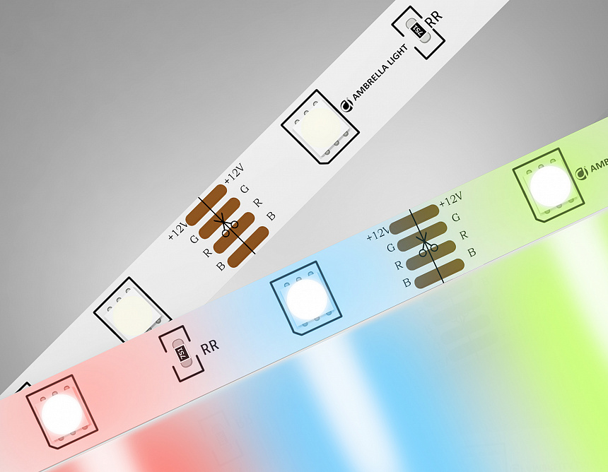 GS4301 5050 30Led/ 7.2W m/ 24V IP20 RGB/ 5000*10*1.87mm (4 конт.) GS4301 5050 30Led/ 7.2W m/ 24V IP20 RGB/ 5000*10*1.87mm (4 конт.)