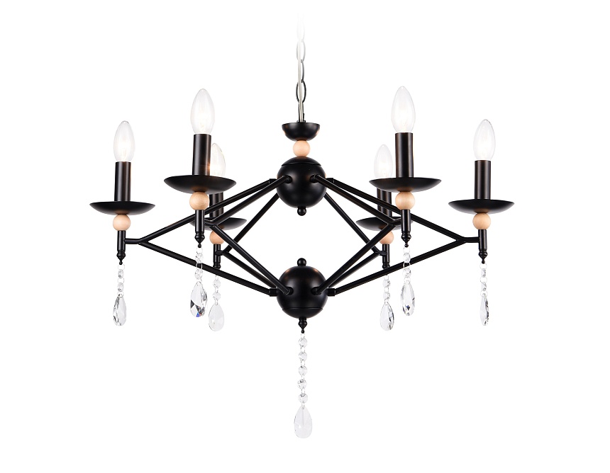 TR9597/6 BK черный E14/6 max 40W D660*880