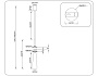 LH75365 GD/WH золото/белый G9 max 28W D70*1490