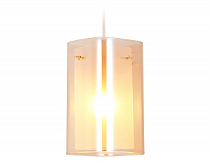TR3681 GD/TI/FR золото/янтарь/белый матовый E14 max 40W D110*950