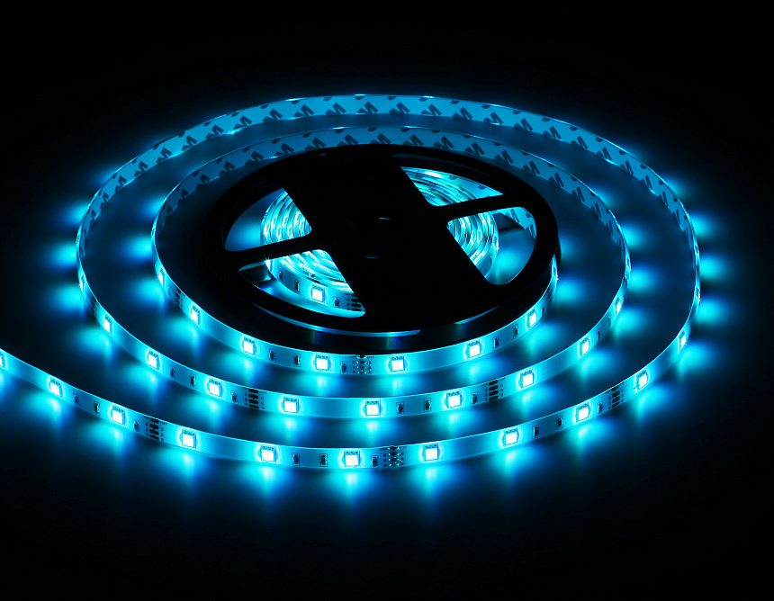 GS2301 5050 30Led/ 7.2W m/ 12V IP65 RGB/ 5000*10*2.87mm (4 конт.) GS2301 5050 30Led/ 7.2W m/ 12V IP65 RGB/ 5000*10*2.87mm (4 конт.)