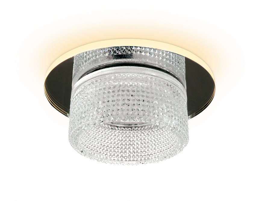 TN350 CH/CL хром/прозрачный GU5.3+3W (LED WHITE) D95*45