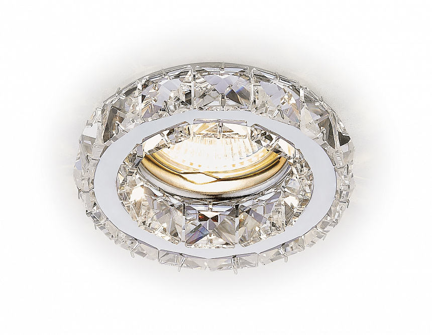 K112 CL/CH хром/прозрачный хрусталь MR16