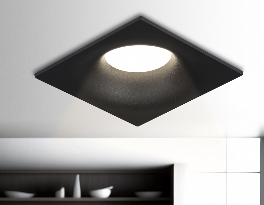 TN102812 BK черный GU5.3 85*85*35