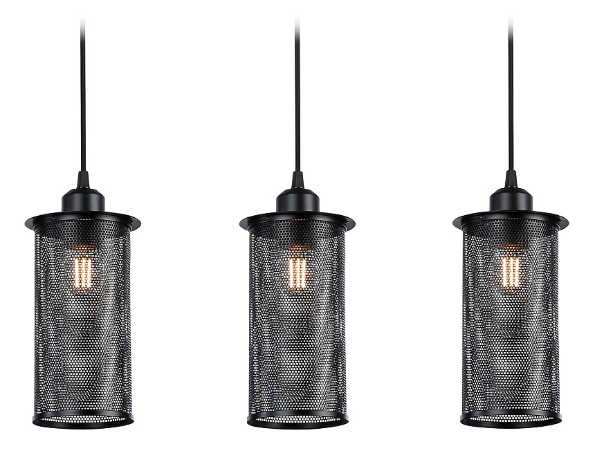 TR8164/3 BK черный E27*3 max 40W 580*102*1060