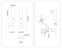 LH53276 BK/WH черный/белый E14 max 40W 110*100*400