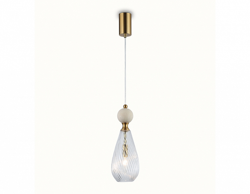 LH53283 BS/CL латунь/прозрачный E14 max 40W D125*1900