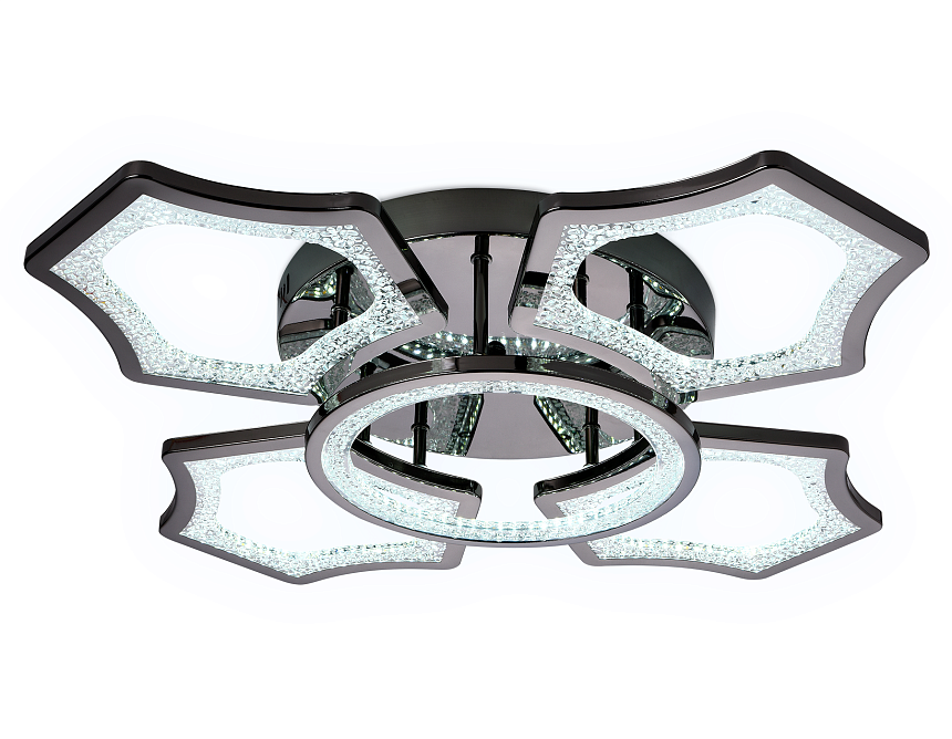 FA576/4+1 DCH черный хром 106W 620*620*120 (ПДУ РАДИО 2.4G)