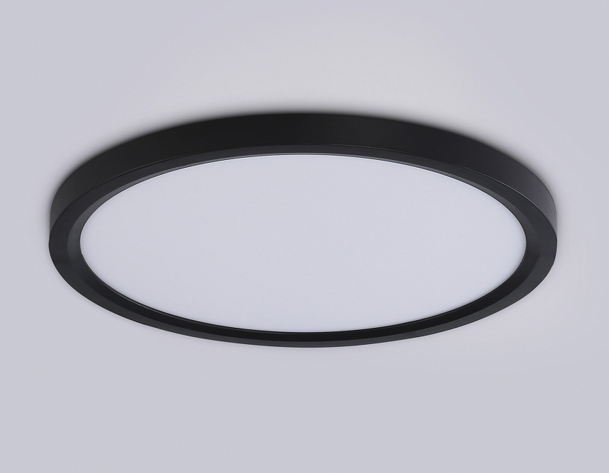 FZ1906 BK черный IP54 26W 3000K-6500K CCT-переключатель D370*25 (Без ПДУ)