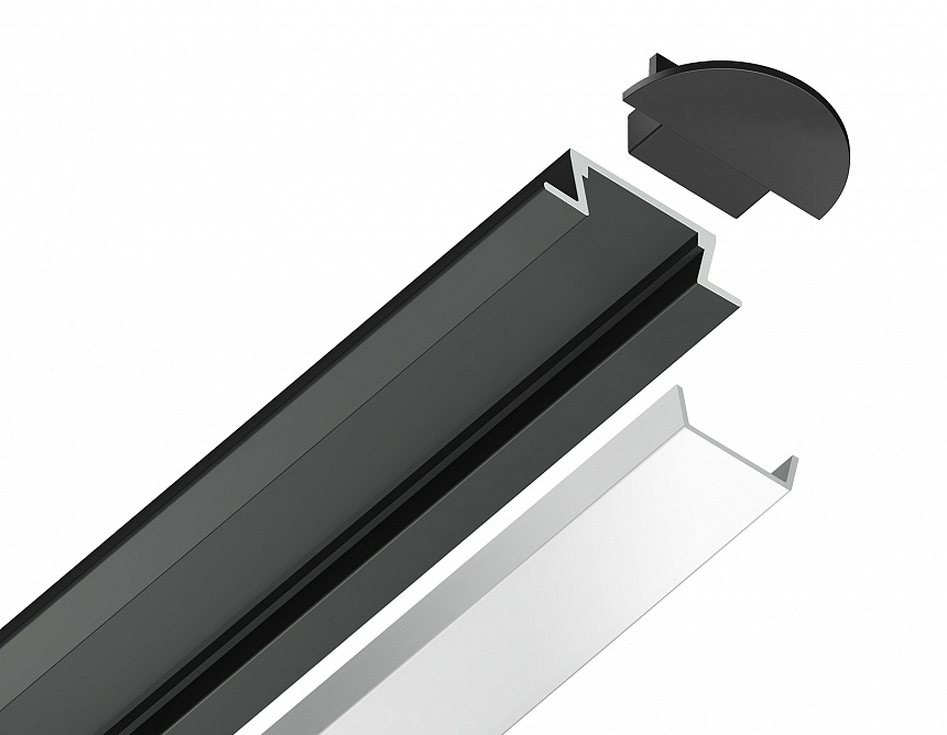 GP1001BK черный 2000*21.5*6.8