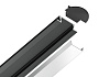 GP1001BK черный 2000*21.5*6.8
