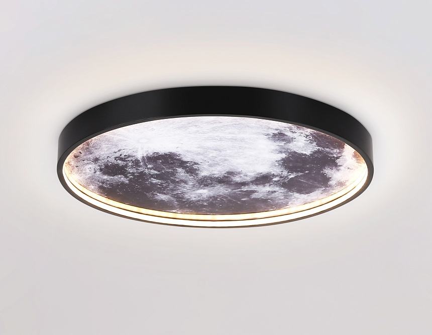 FW11111 BK черный 18W LED 3000-6400K D300*38 FW11111 BK черный 18W LED 3000-6400K D300*38