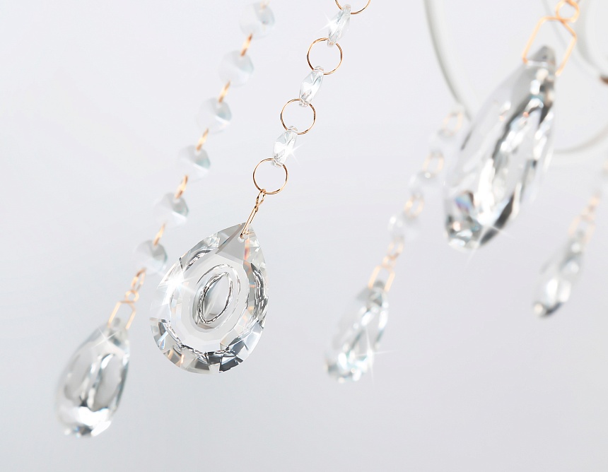 TR4915/3 WH/GD белый/золото E14/3 max 40W D550*860