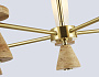 LH75371/5 GD/WH золото/белый G9*5 max 28W D600*675