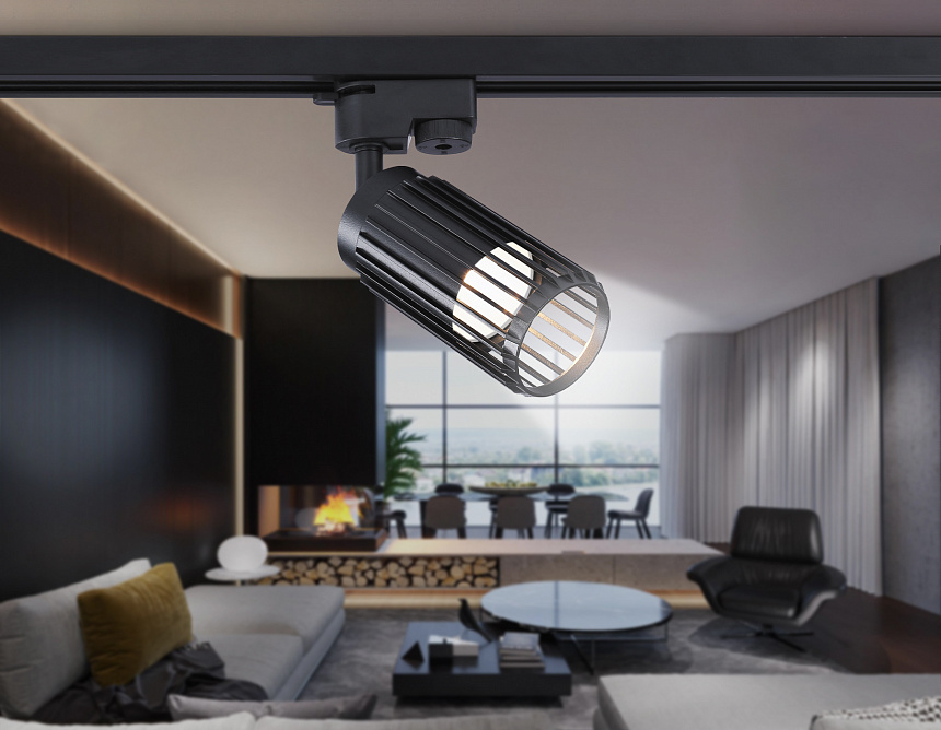 GL5158 BK черный GU10 D60*120