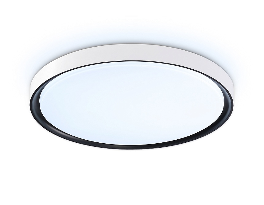 FZ1247 WH/BK белый/черный IP54 20W 5000K D300*60 (Без ПДУ)