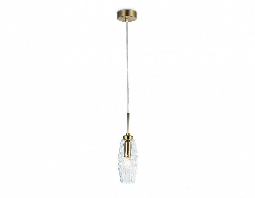 LH55208 BS/CL латунь/прозрачный E14 max 40W D80*270