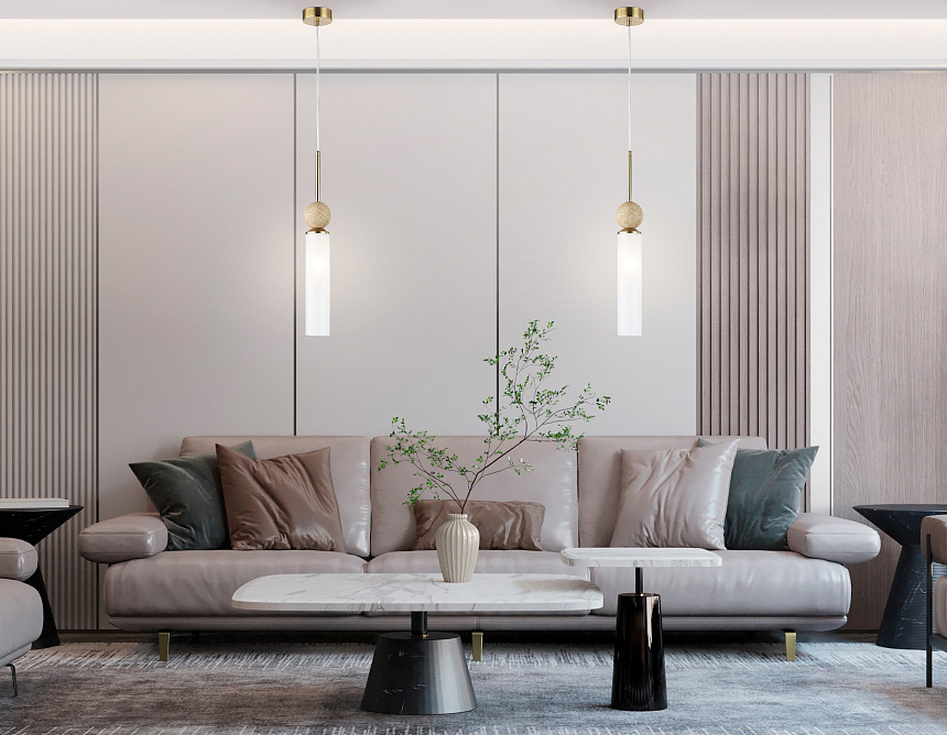 LH53256 BS/FR латунь/белый матовый E14 max 40W D80*470