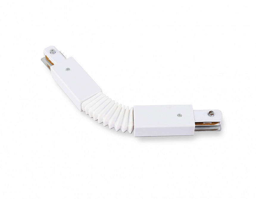 GL7175 WH белый коннектор гибкий для однофазного шинопровода Standard 220V 285*35*20