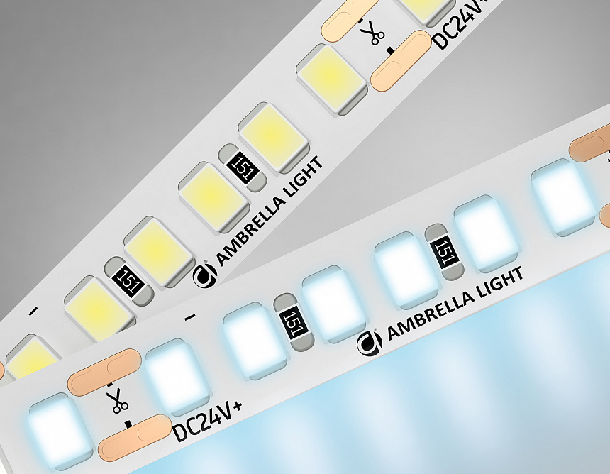 GS3203 2835 180Led/ 14.4W m/ 24V IP20 6500K/ 5000*8*1.2mm (2 конт.) GS3203 2835 180Led/ 14.4W m/ 24V IP20 6500K/ 5000*8*1.2mm (2 конт.)
