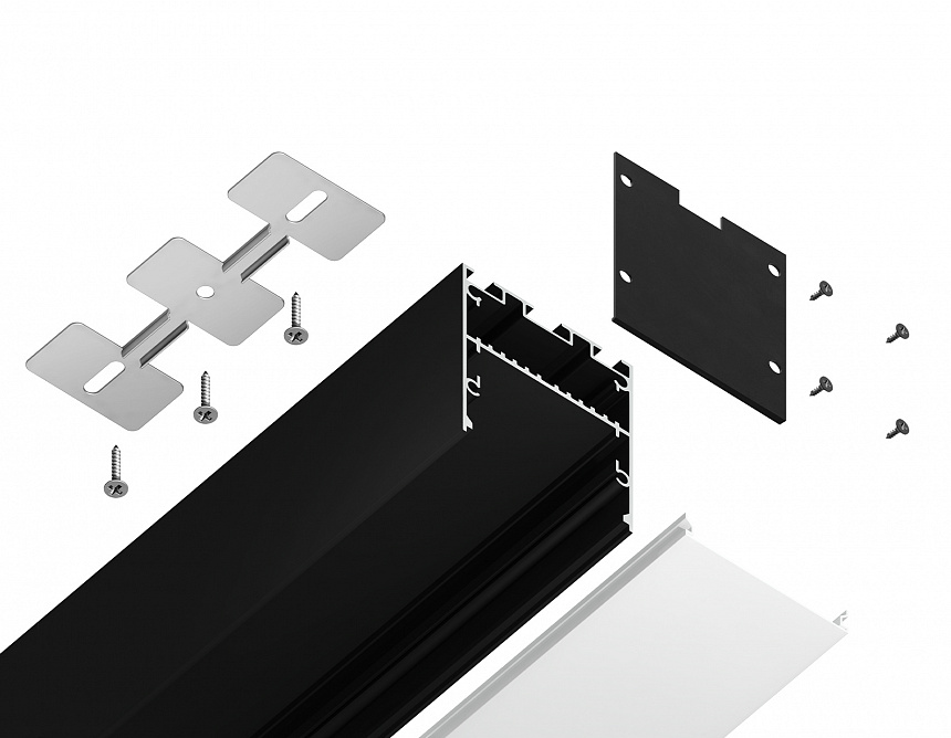 GP3050BK черный 2000*42*45