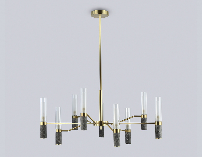 LH53355/9 GD/CL/WH золото/прозрачный/белый G9*9 max 40W D850*890