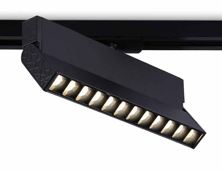 GL6817 BK черный LED 12W 3000K 24° 230*22*87