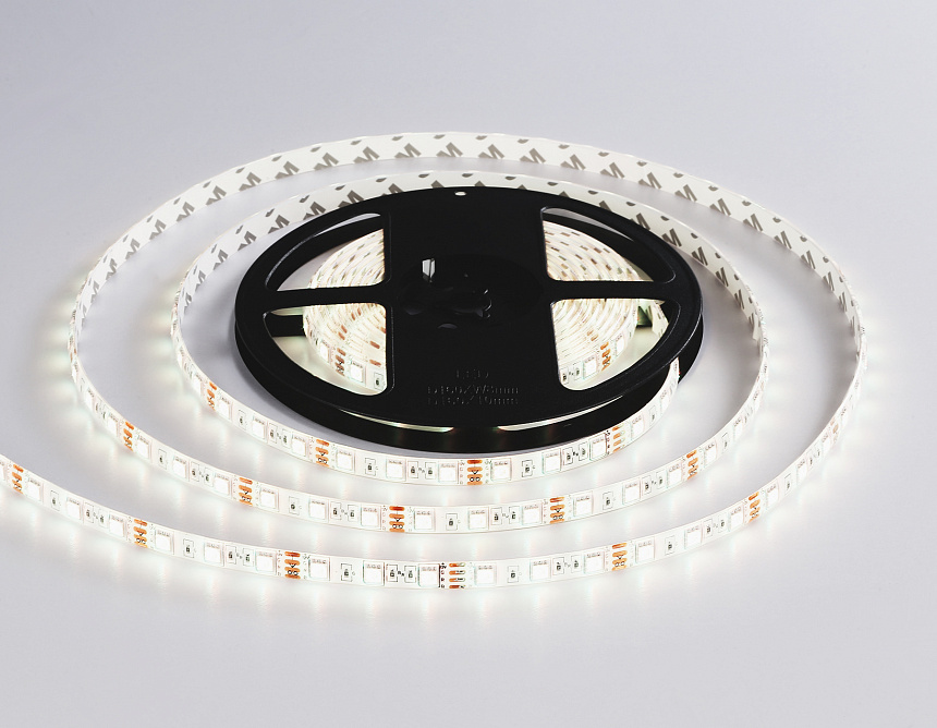 GS2502 5050 60Led/ 14.4W m/ 12V IP65 RGB/ 5000*10*2.87mm (4 конт.) комплект GS2502 5050 60Led/ 14.4W m/ 12V IP65 RGB/ 5000*10*2.87mm (4 конт.) комплект