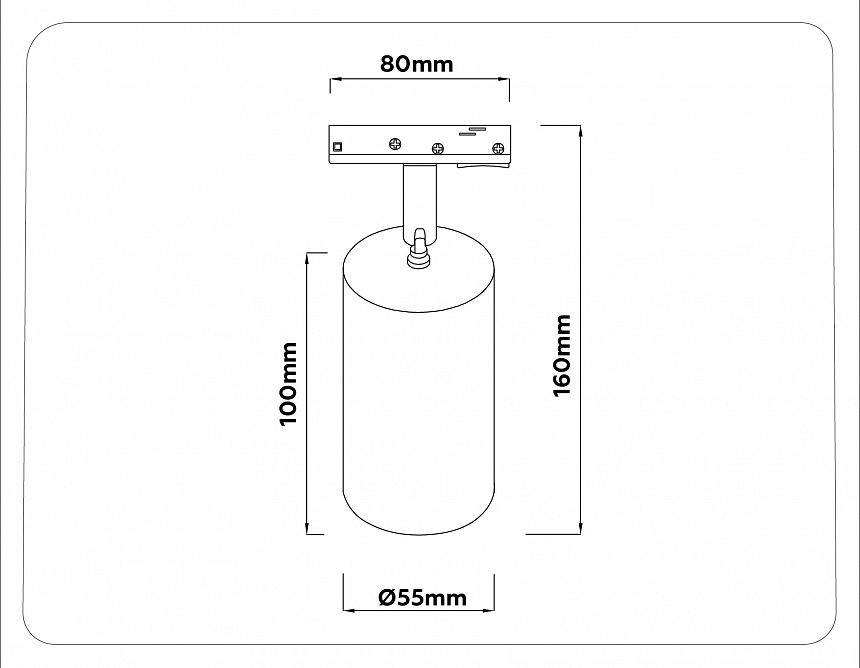 GL5133 BK черный GU10 max 12W