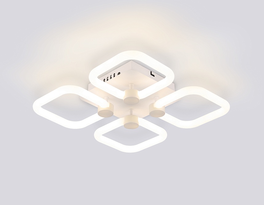 FA3819/4 WH белый 3000K-6400K 67W 380*380*90 (ПДУ ИК)