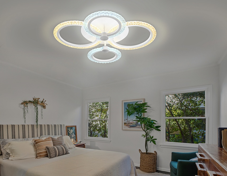 FA4061/4 WH белый 4200K/3000+6400K/6400K+3000K 51W 530*480*125 (ПДУ ИК)