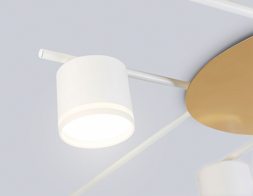 FL51759/8 WH/GD белый/золото GX53/8 max 12W 870*870*95 FL51759/8 WH/GD белый/золото GX53/8 max 12W 870*870*95