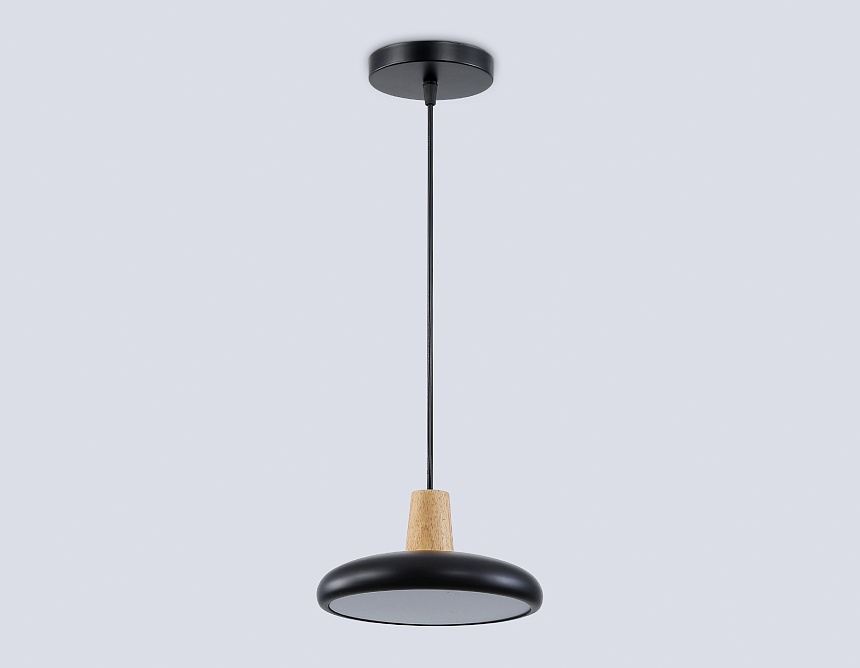 FL4839 BK/WD черный/дерево 24W 3000-6000K D200*800 (без ПДУ)