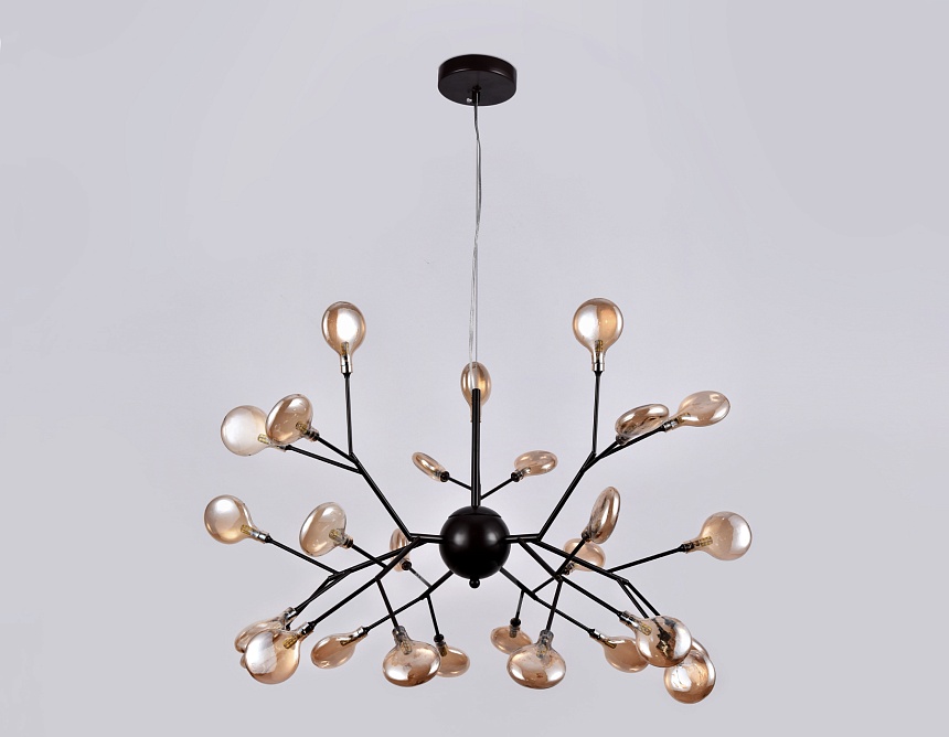 TR3013/27 DCF/TI темный кофе/янтарь G4/27 max 20W D750*650